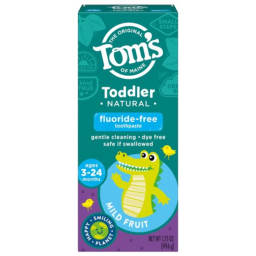 Toms - Toddler Training Toothpaste - Mild Fruit Flavour