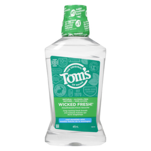 Tom's Of Maine - Wicked Fresh Mouthwash Cool Mountain Mint