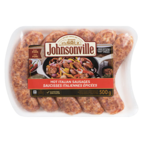 Grilled Johnsonville Hot Italian Sausages on the Weber Traveler