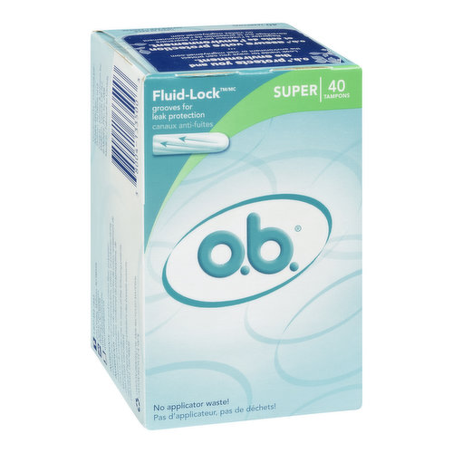 o.b. - Super Tampons - Save-On-Foods