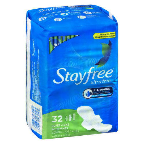 Stayfree - Stayfree Super Long with Wings 32PK