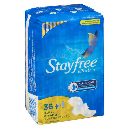 Stayfree - Ultra Thin Pads With Wings - Regular - PriceSmart Foods