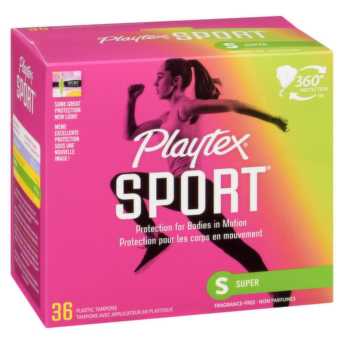 Playtex - Sport Tampons Unscented Regular - Save-On-Foods