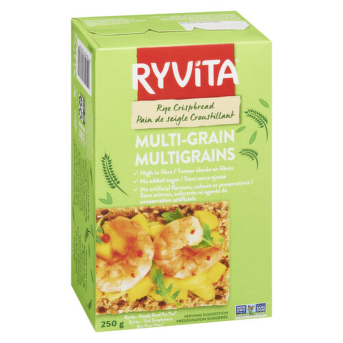 RYVITA MULTIGRAIN RYE CRISPBREAD 250 grms - Arkadia Foodstore Malta