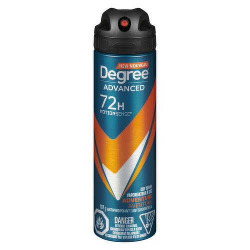 Degree - Men Motion Sense Dry Spray - Adventure