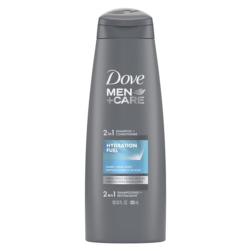 Dove - Men+Care 2-In-1 Shampoo & Conditioner, Amber & Musk