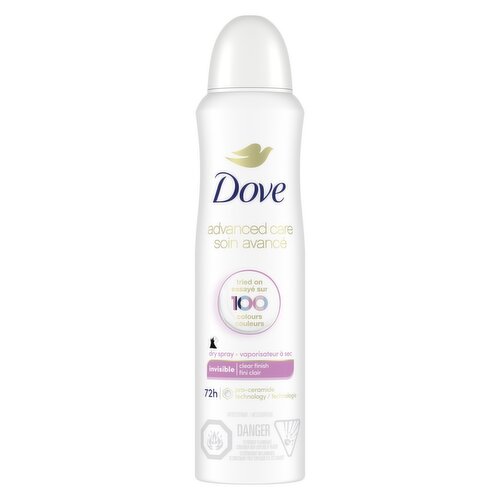 Dove - Dry Spray Anti-perspirant - Invisible Clear Finish - Save-On-Foods