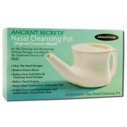 Ancient Secrets - Ancient Secrets Neti Pot Ceramic