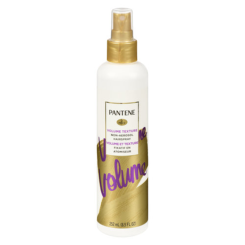 Locks in volume & smooths down flayaways without stiffness. No-sticky spray dries with touchable body & movement. No alcohol, parabens, waxy residue, stickiness or crunchiness for a lightweight, touchably-soft finish. Spray evenly onto dry, styled hair to add texture, control frizz & hold style. Non-aerosol hairspray.