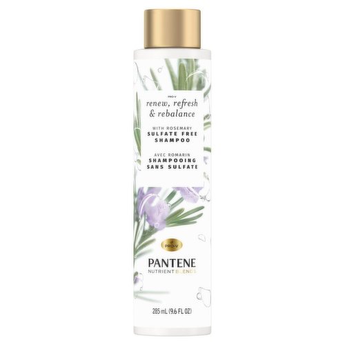 PANTENE - Pro-V Nutrient Blends Sulfate Free Shampoo with Rosemary