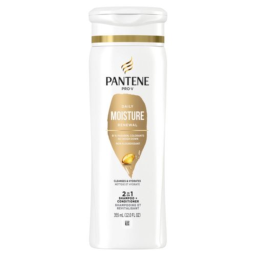 PANTENE - Pro-V 2 in 1 Shampoo & Conditioner, Daily Moisture Renewal