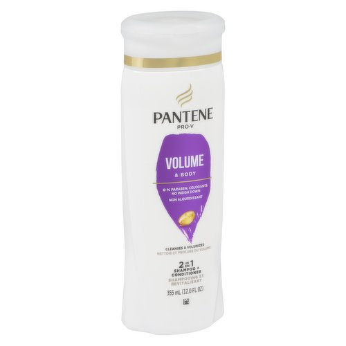 PANTENE - Pro-V Volume & Body - 2 in 1 Volume Shampoo & Conditioner