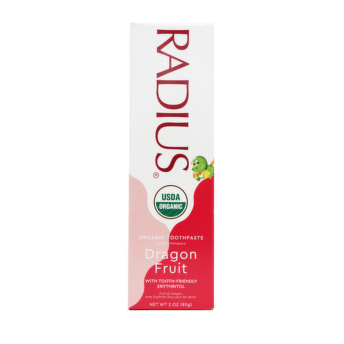 Radius - Kids Toothpaste Gel Dragon Fruit