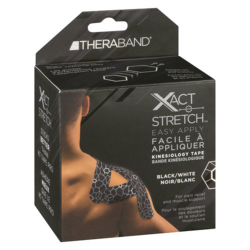 Theraband - Xact Stretch Kinesiology Tape - Black