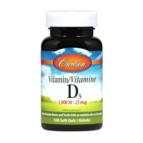 Carlson Labs - Vitamin D3 1000IU