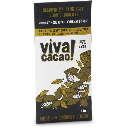 Viva Cacao - Chocolate Almond and Pink Salt