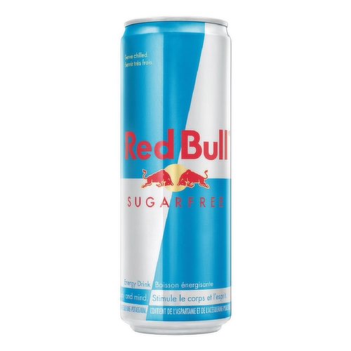 Red Bull Sugar Free's Special formula contains ingredients of high quality: caffeine, taurine, aspartame & acesulfame-potassium, Alpine water. One 250ml can contains 80 mg of caffeine, about the same amount as in a cup of home-brewed coffee. Red Bull Sugar Free Vitalizes Body and Mind. Appreciated worldwide by top athletes, students, busy professionals & travellers on long journeys.