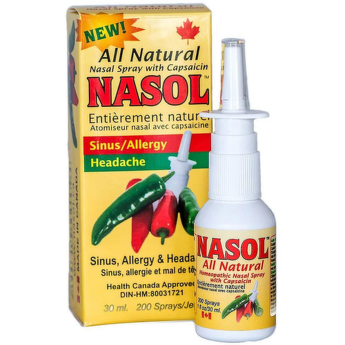 Nasol - All Natural Nasal Spray