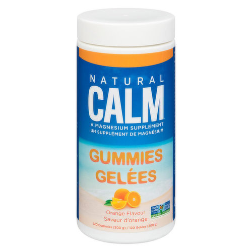 Natural Calm - Magnesium Gummies Orange