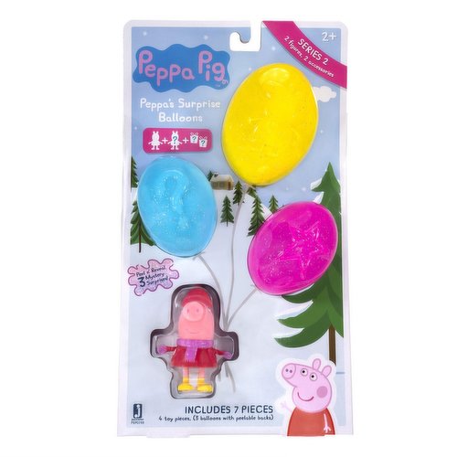 Pack mystère de ballons surprise Peppa Pig (thème pique-nique) - Édition  anglaise