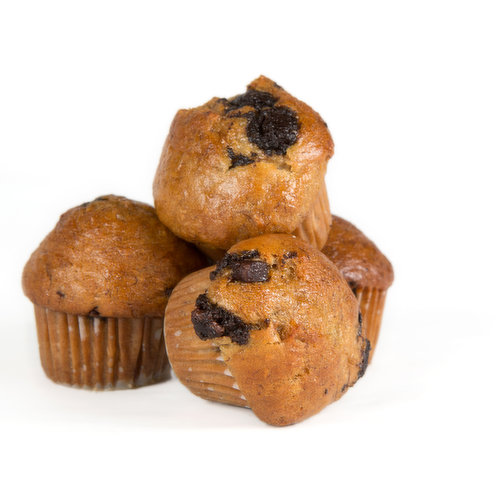 Choices - Muffins Banana Dark Chocolate Mini 4 Pack