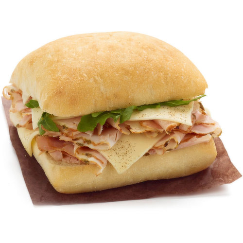Save-On-Foods - Rosemary Ham & Cheese on Ciabatta Sandwich
