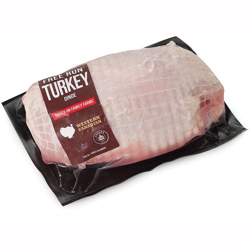 Vacuum Sealed For Freshness. Freezer Ready. Free Run Turkey. Raised on Family Farms.