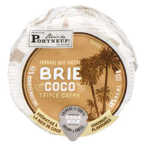 Alexis de PORTNEUF - Brie Cheese Coconut Triple Cream