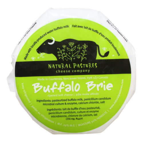 Natural Pastures - Buffalo Brie Cheese