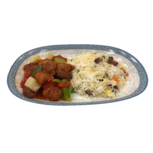 Deli-Cious - One Item Combo with Steamed White Rice Only