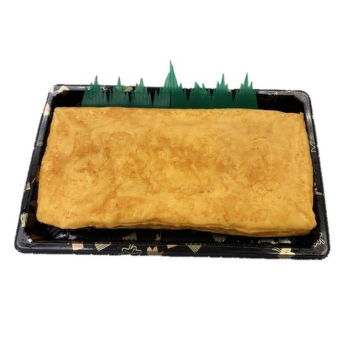 Tamagoyaki/Dashimaki Tamago with Mitsuba (Japanese Rolled Omelette with  Herbs) – With a Glass