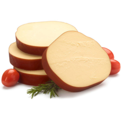 Pasteurized processed cheese with a rich, smoky beachwood flavor. Mild, creamy taste with a smooth texture.Round cut & wrapped. Average weight may vary by package.