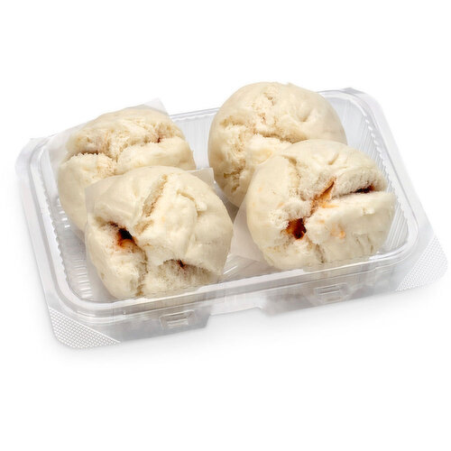 Steamed - BBQ Pork Bun 4 pcs