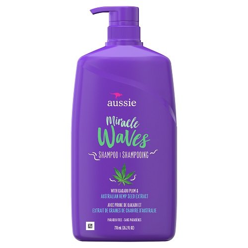 Aussie - Shampoo, Miracle Waves with Australian Hemp Seed Extract