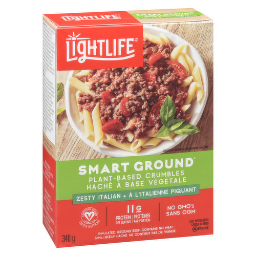 Give any dish a beefy boost! Sprinkle some ground crumbles on anything, you can satisfy your ground beef cravings without the meat.