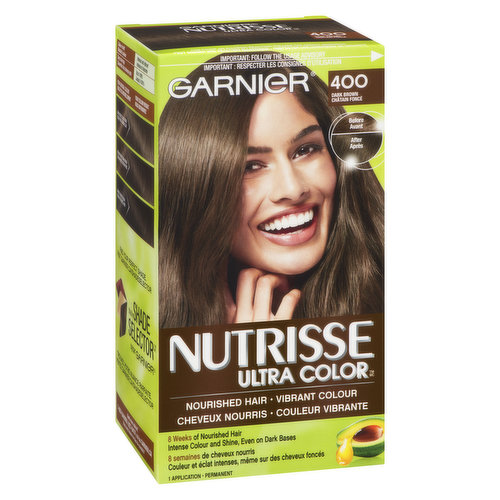 Garnier - Nutrisse Ultra Color 400 Dark Brown