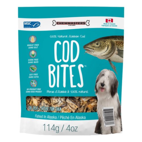 Chewmasters - Dog Treats, Cod Bites