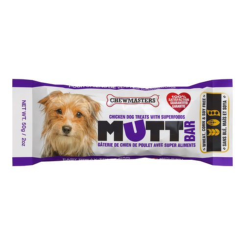 Chewmasters - Dog Treat, Mutt Bar