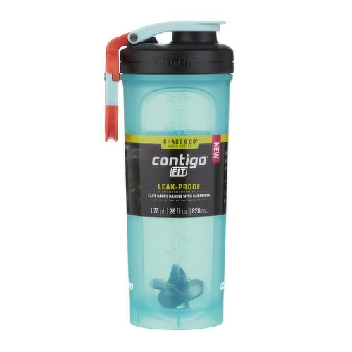 Protein Shaker Bottles ~ Mixer Cups Shake & Go ~ CONTIGO 28 oz. each 2 Pack