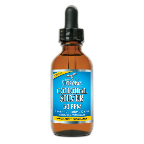 Natural Path Silver Wings - Colloidal Silver Supplement 50ppm