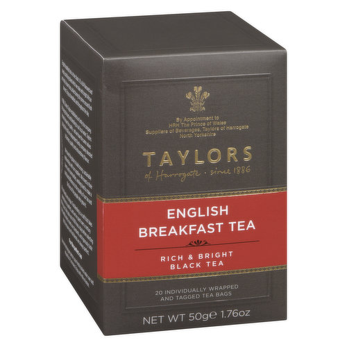 A rich and refreshing blend ofthe worlds best teas.The taste is full-bodied, rich and refreshing, with abright, inviting color, making it the ideal tea for enjoying notjust at breakfast time, but also at any time of the day.