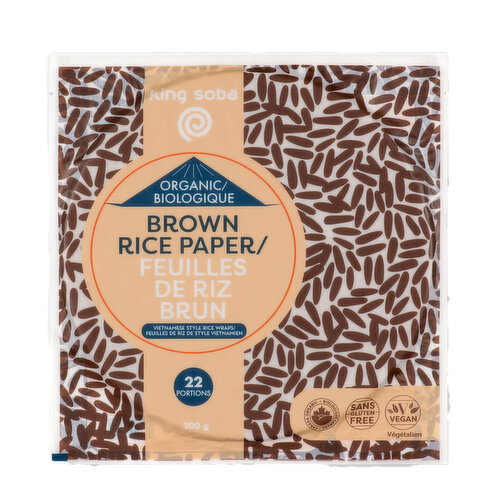 King Soba - Brown Rice Paper Organic