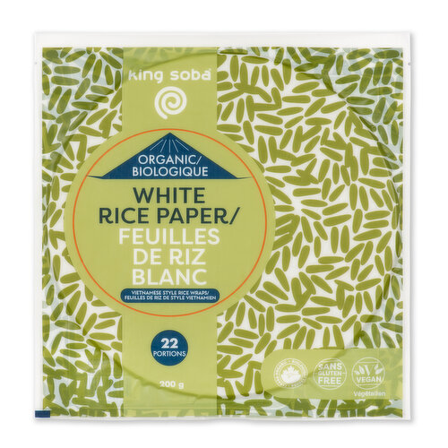 King Soba - White Rice Paper Organic