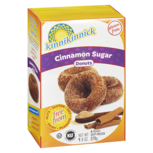 Perfect for coffee & tea breaks, breakfast or snack-time. A free-from classic sure to delight everyone. Gluten, dairy & nut free. Kosher. 6 donuts.