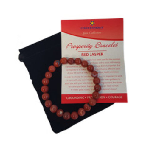 Colour Energy - Prosperity Bracelet Red Jasper