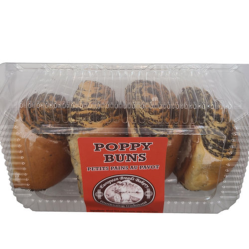 European Breads - Buns Poppy