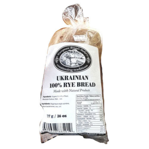 European Breads - Bread Ukrainian Rye Small