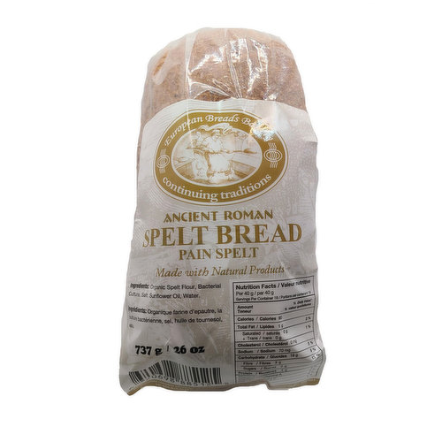 European Breads - Bread Spelt