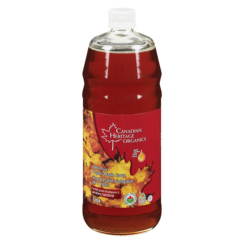 Canadian Heritage Organics products are made in the Appalaches region of Quebec where the mineral content of the soil is ideal for making maple syrup. With three generations of craftsmanship, all maple products are collected using traditional farming techniques.