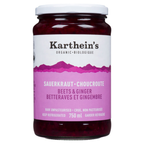 Kartheins - Sauerkraut Beet Ginger Organic